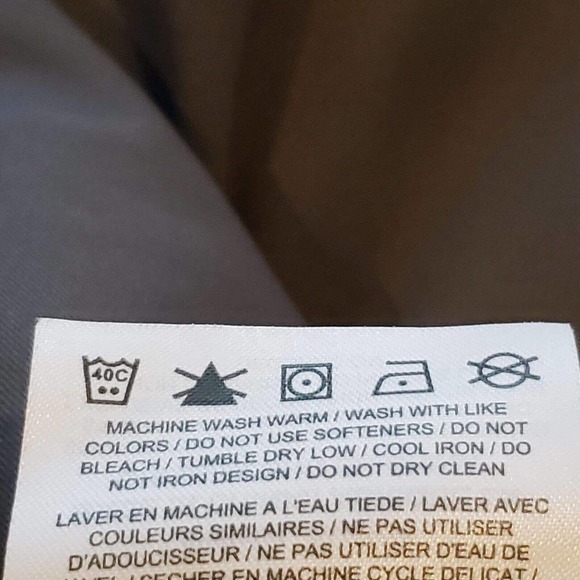 Nike Golf Tour Performance Mens Size 34X32 Dark Gray Tech Pants Flat Front - Picture 8 of 8